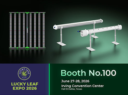 Cereslux will be showcasing its next-generation plant grow lights at the 2026 Dallas Lucky Leaf Show, Booth No.100.