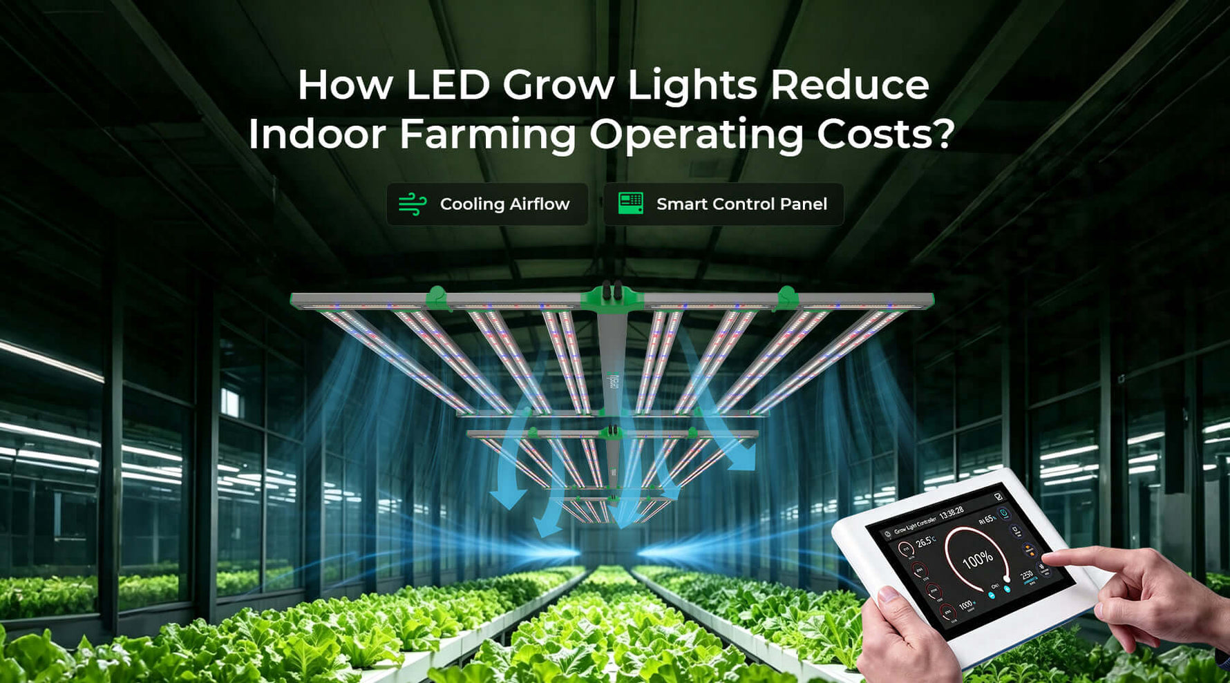 How LED Grow Lights Help Indoor Farms Save Energy and Reduce Operating Costs