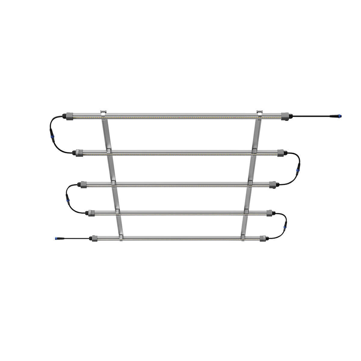 Clone X collection LED light bar with multiple rows, showcasing modern design and technology.