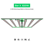 820W horticulture LED grow light with passive cooling