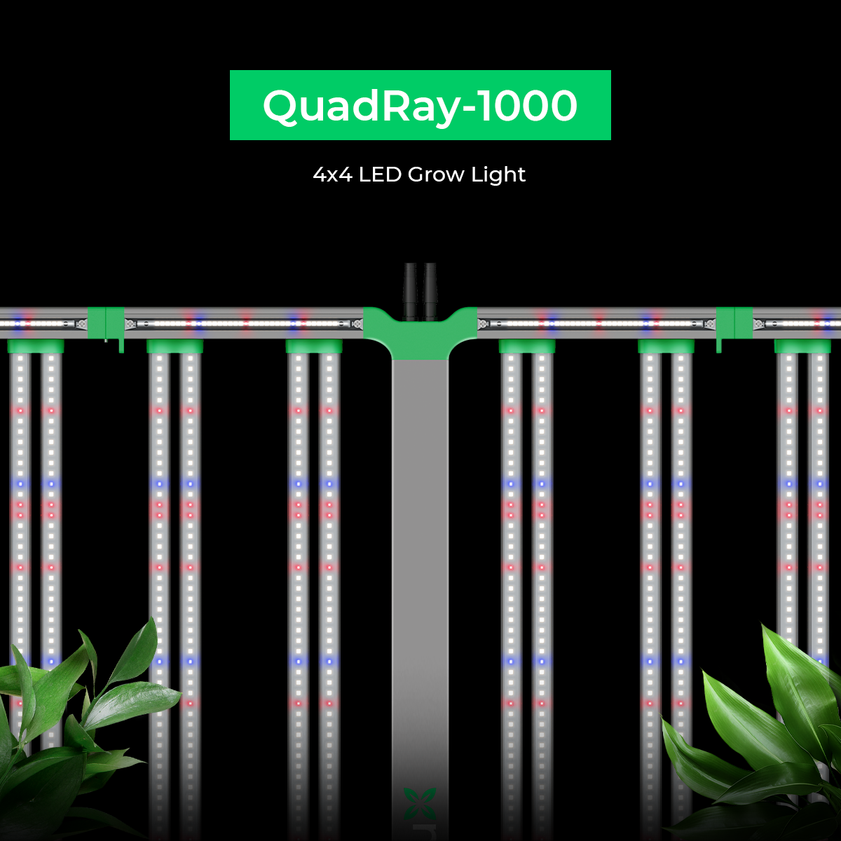 CeresLux QuadRay-1000 LED grow light fixture