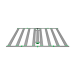Titan Series aluminum frame for commercial LED grow light for flowering setup.
