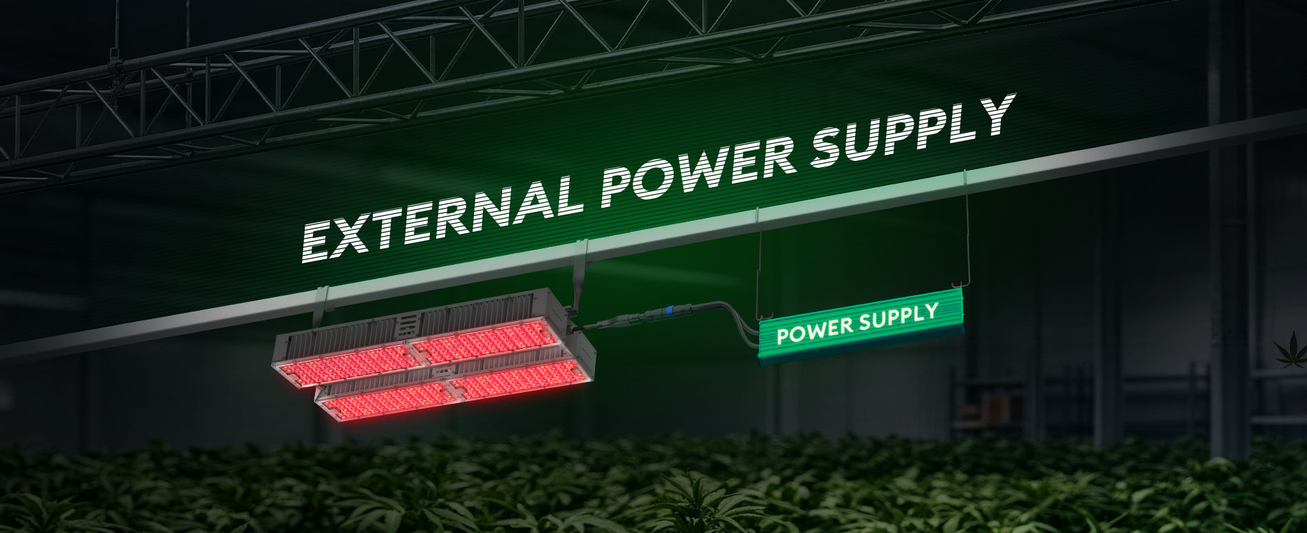 Waterproof Full Spectrum Grow Light Designed for Commercial Indoor Agriculture
