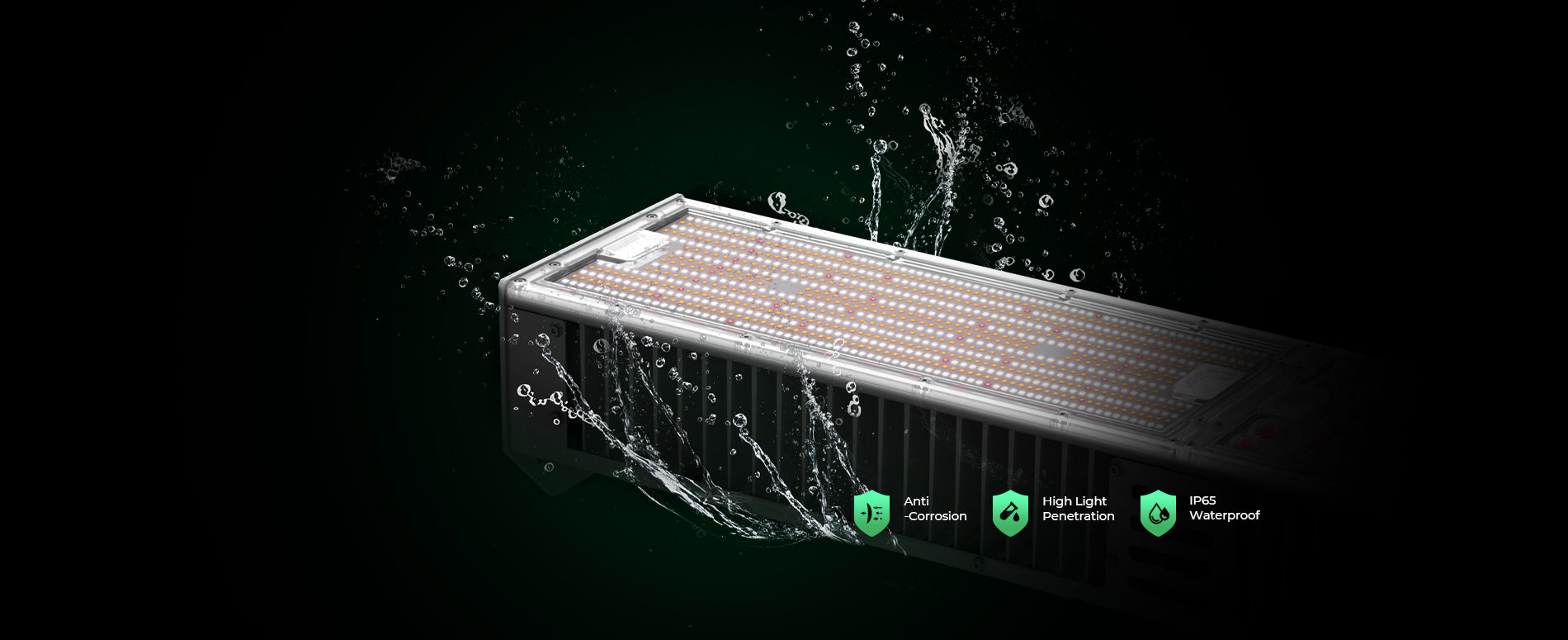 High Efficacy 4.0 µmol/J LED Grow Light for Flowering