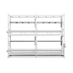 Commercial mobile vertical grow rack for indoor farming