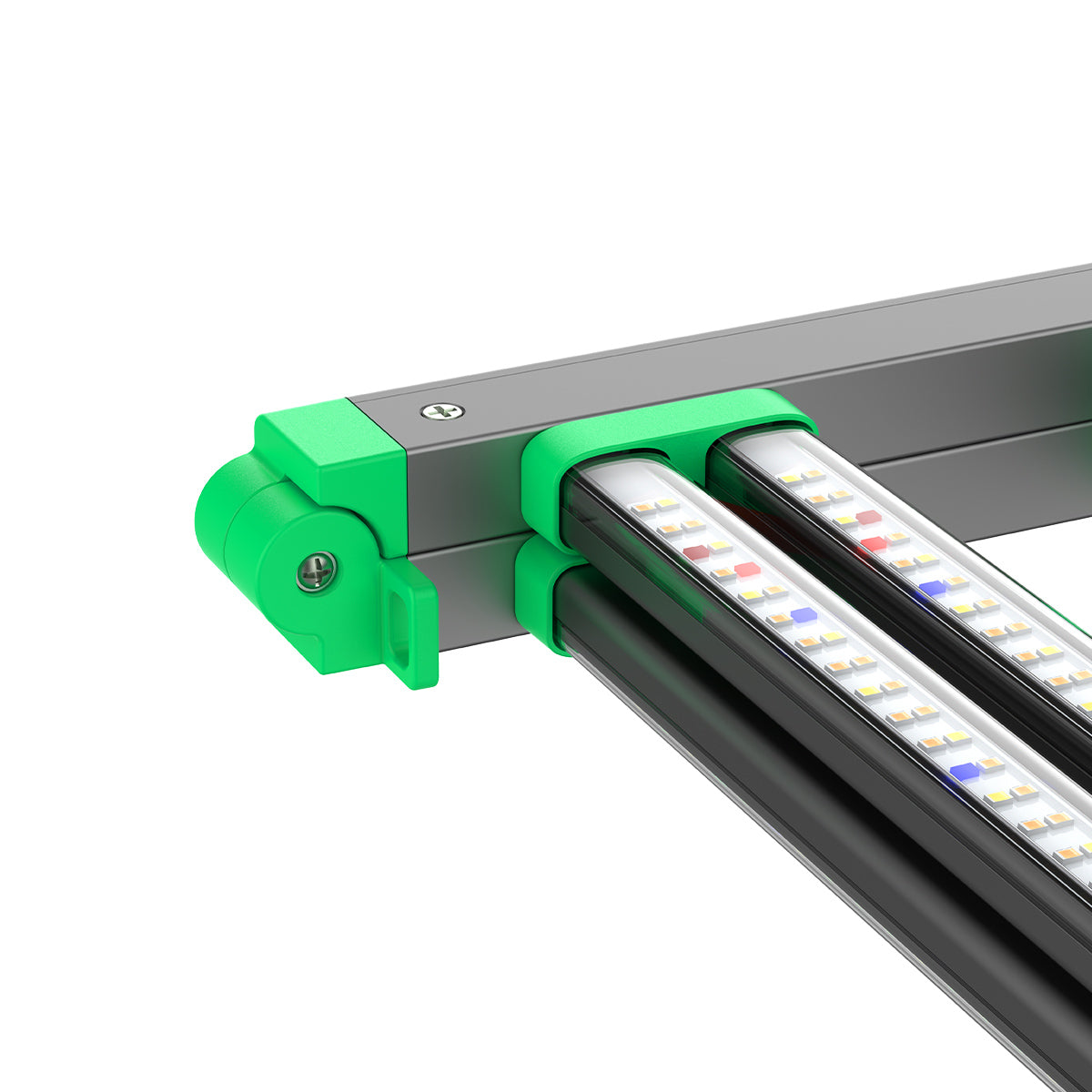 CeresLux Slim Power 880W High-Efficacy LED Grow Light for Commercial Cannabis Flowering close-up showing LED components.