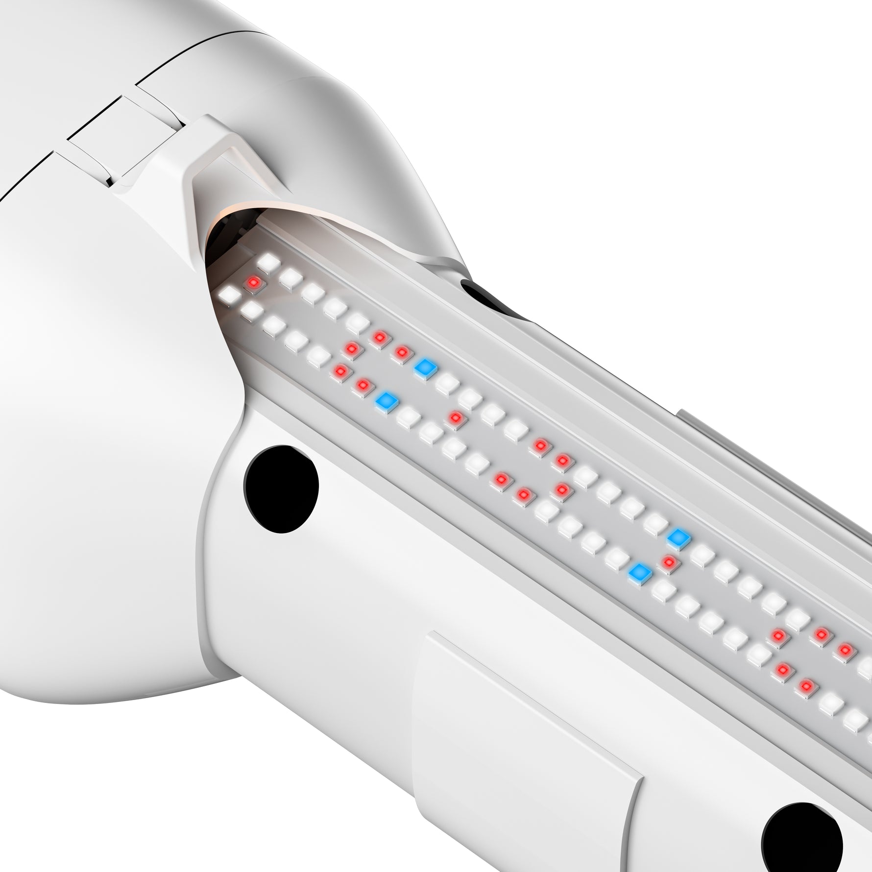 Cereslux DeepGrow-Aero 175W Under Canopy LED Grow Light with UV & Far-Red Spectrum close-up view of LED diodes.