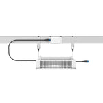 CeresLux Quadra 600W/1400W 4.0 µmol/J IP65 Full Spectrum LED Grow Light mounted for optimal plant growth.