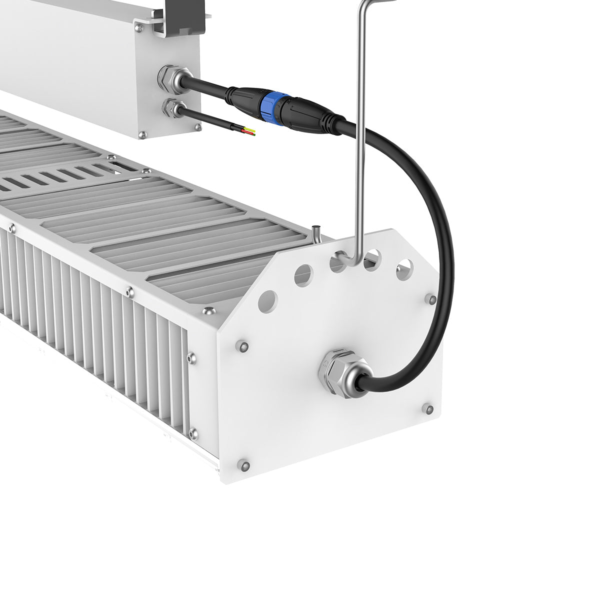 CeresLux SunRoof 600W/1080W LED Grow Light | 4.0 µmol/J High PPE, Full Spectrum, IP65 Waterproof, Uniform PPFD for Commercial Growing components