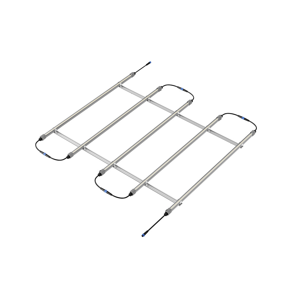 Clone X LED Grow Light – Efficient Lighting for Seedlings & Clones aluminum frame with adjustable hardware.