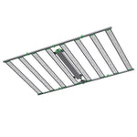 Titan Series 1320W/1650W Commercial LED Grow Light for Cannabis Flowering mounted on a ceiling.